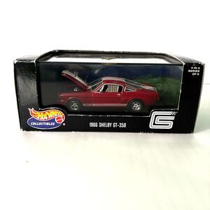 Hot Wheels Collectibles Muscle Car Series 1966 Red Shelby GT-350 1:43 NEW
